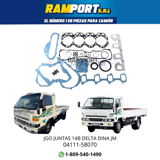 [NT04111-58070] JGO JUNTAS 14B DELTA DINA JM -4