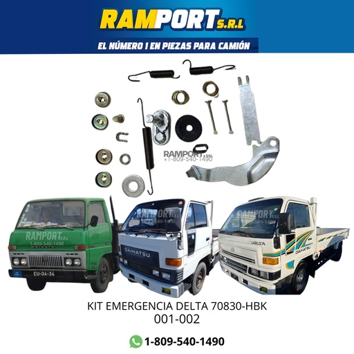 [001-002] KIT SPRING EMERGENCIA DELTA 70830-HBK