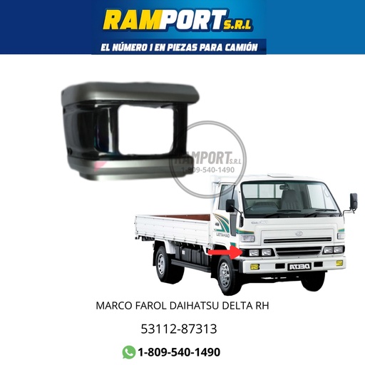 [53112-87313] MARCO FAROL DELTA 00/07 RH 