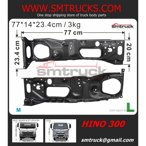 [HNL12-211R] BASE P/B  HINO HN300 2013 RH