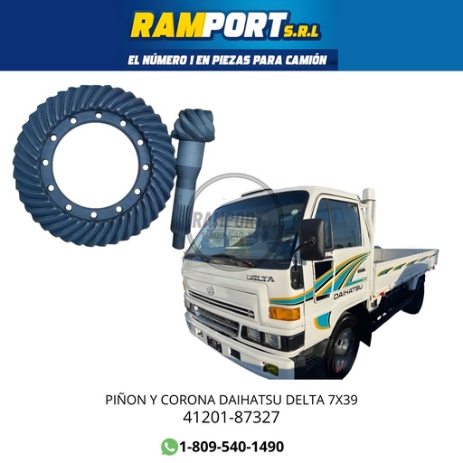 [41201-87327] PIÑON Y CORONA DELTA 7X39