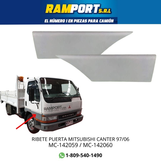 [MC-142059] RIBETE LATERAL CANTER 97/06 LH