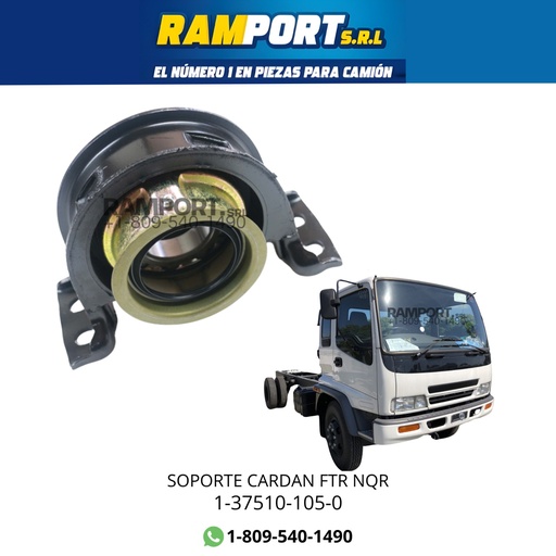 [1-37510-105-0] SOPORTE CALDAN ISUZU FTR NQR