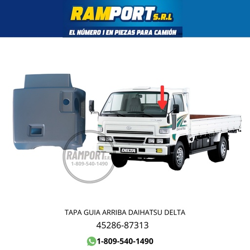 [45286-87313] TAPA GUIA ARRIBA DELTA