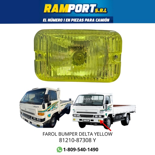 [81210-87308 Y] FOG LAMP DELTA YELOU -4