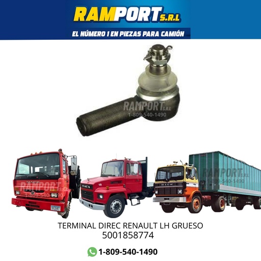 [NT5001858774] TERMINAL DIRECCIÓN RENAULT MER LH GRUEZO *