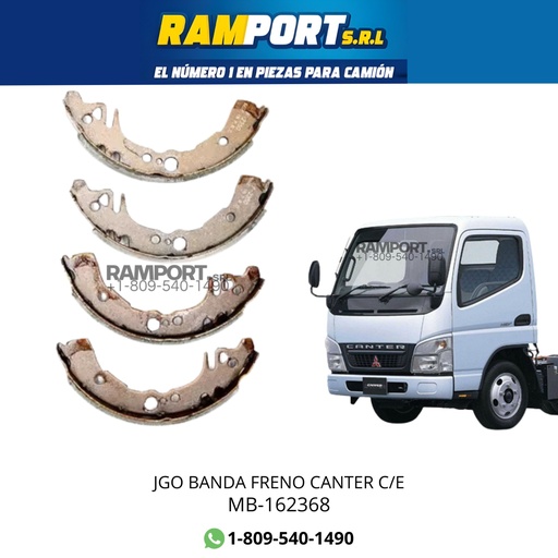 [MB-162368 NT] BANDA FRENO CANTER C/E