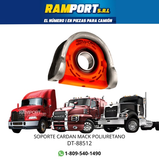 [DT-88512] SOPORTE CALDAN MACK 60MM POLIURETANO *