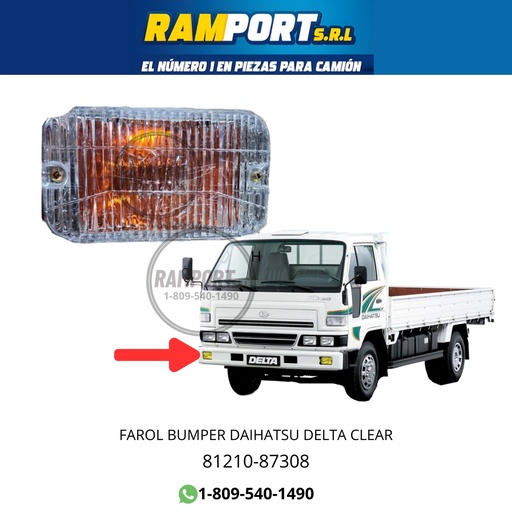 [81210-87308 C] FOG LAMP DELTA CLEAR -4