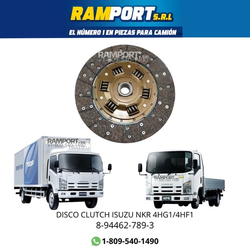 [8-94462-789-3 NT] DISCO CLUSTCH ISUZU NKR 4HG1/4HF1