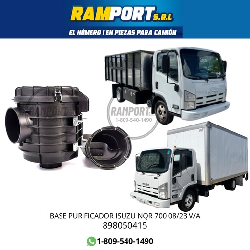 [898050415] CAJA DE FILTRO AIRE ISUZU NQR 700 08/23 V/A