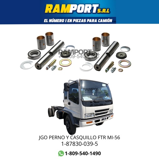 [1-87830-039-5] JGO PERNO Y CASQ FTR MI-56 MRK