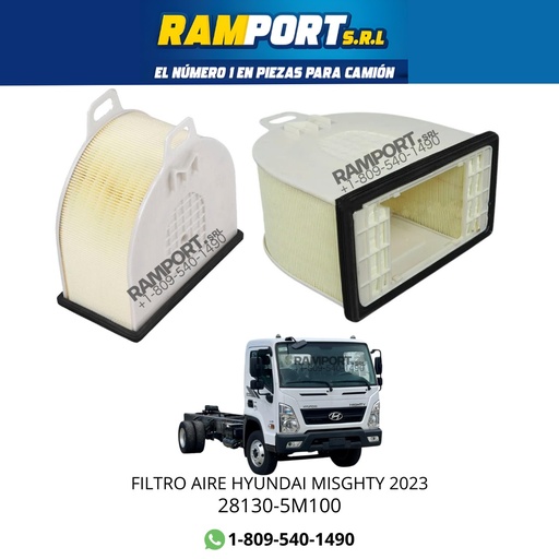 [28130-5M100] FILTRO AIRE HYUNDAI MISGHTY 2023