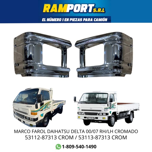 [53113-87313 CROM] MARCO FAROL DELTA 00/07 LH CROM