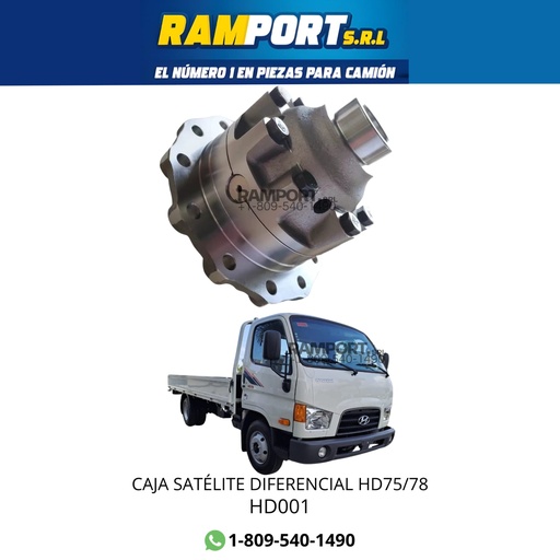 [HD001] CAJA SATÉLITE DIFERENCIAL HD75/78