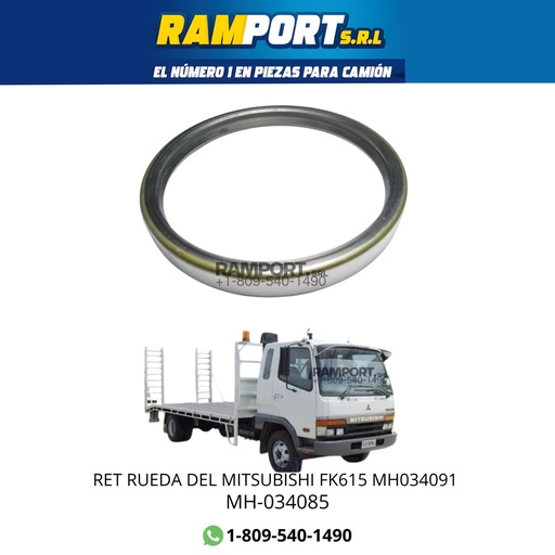 [MH-034085] RET RUEDA DEL MITSUBISHI FK615 MH034091 