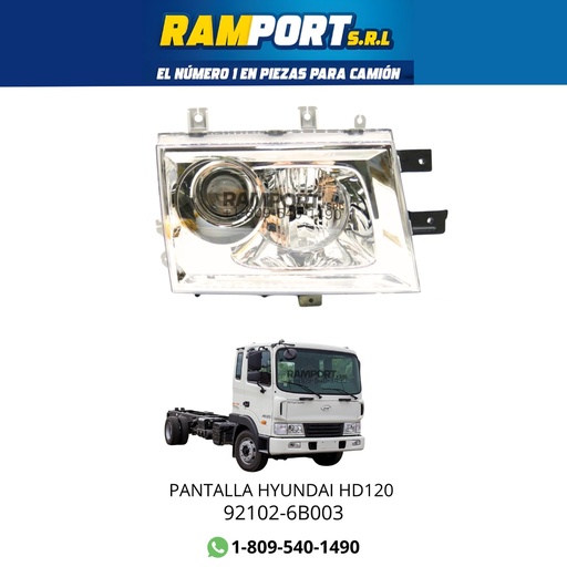 [92102-6B003] PANTALLA HYUNDAI HD120 