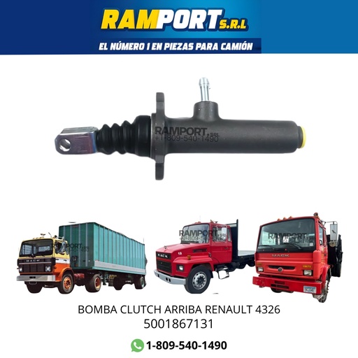 [5001867131] BOMBA CLUTCH ARRIBA RENAULT 4326 * 4